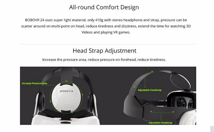 Xiaozhai BOBOVR Z4 3D VR Glasses Virtual Reality Headset Cardboard Oculus Rift Gear VR Vive Box for iPhone HTC 4.7~5.56 Smartphone (22)