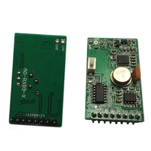 HCS301 433MHz Wireless RF Superheterodyne Receiver Module with Decoder Rolling Code LED Light Function RoHS & FCC Certified