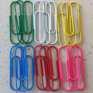Красивые цветные бумажные зажимы 100 мм высокого качества