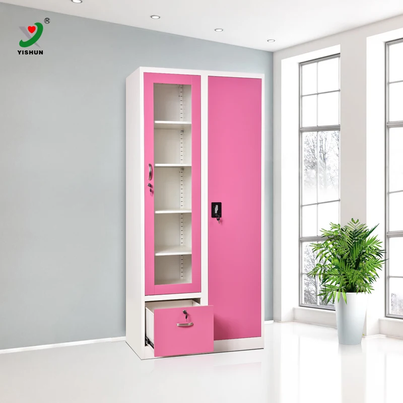 Metal Cupboard Models with Price 4 Doors Storage Cabinet