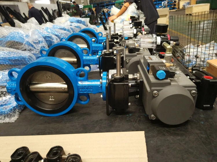 Casting butterfly Valve 20 Series with Double Regulating Pneumatic for Water Oil Gas Application