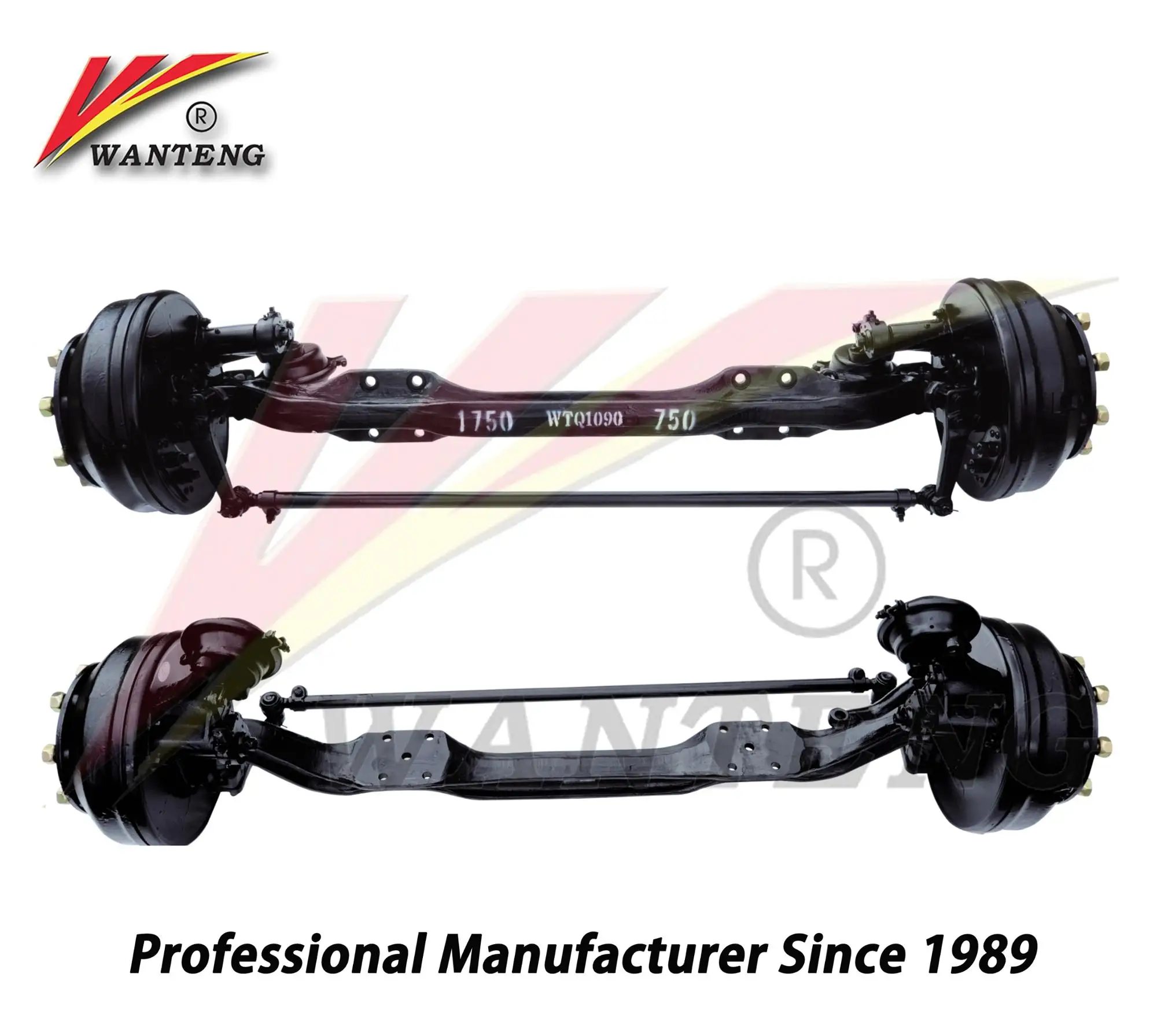 4WD Front Steering Axle of Tractor With Casting Axle Housing