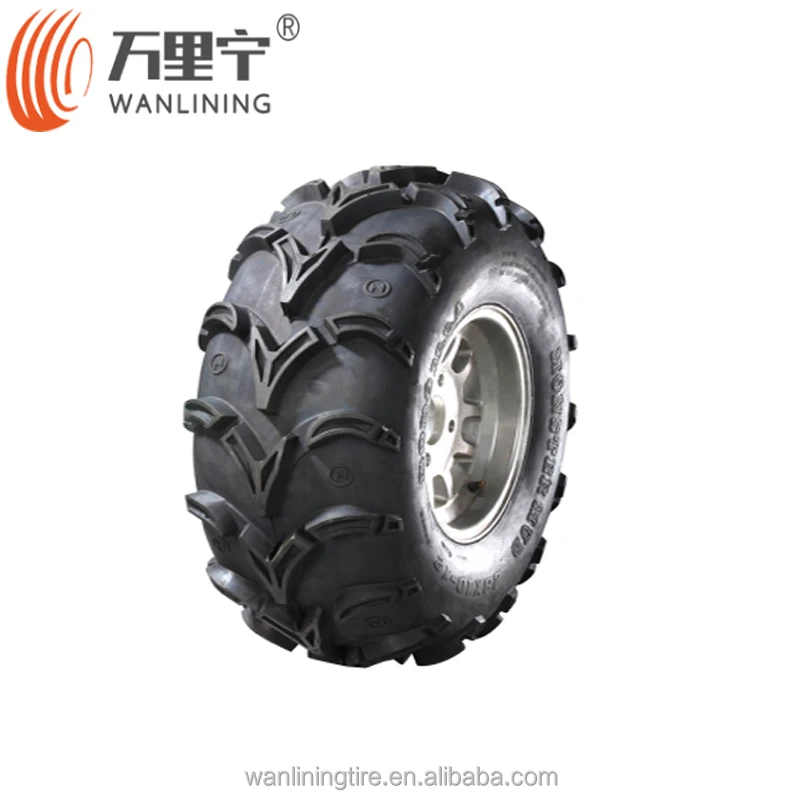 P133 SET OF TWO: ATV Tubeless Tire 21x7-10 Front or Rear All Terrain ATV UTV Go Kart 175/80-10 