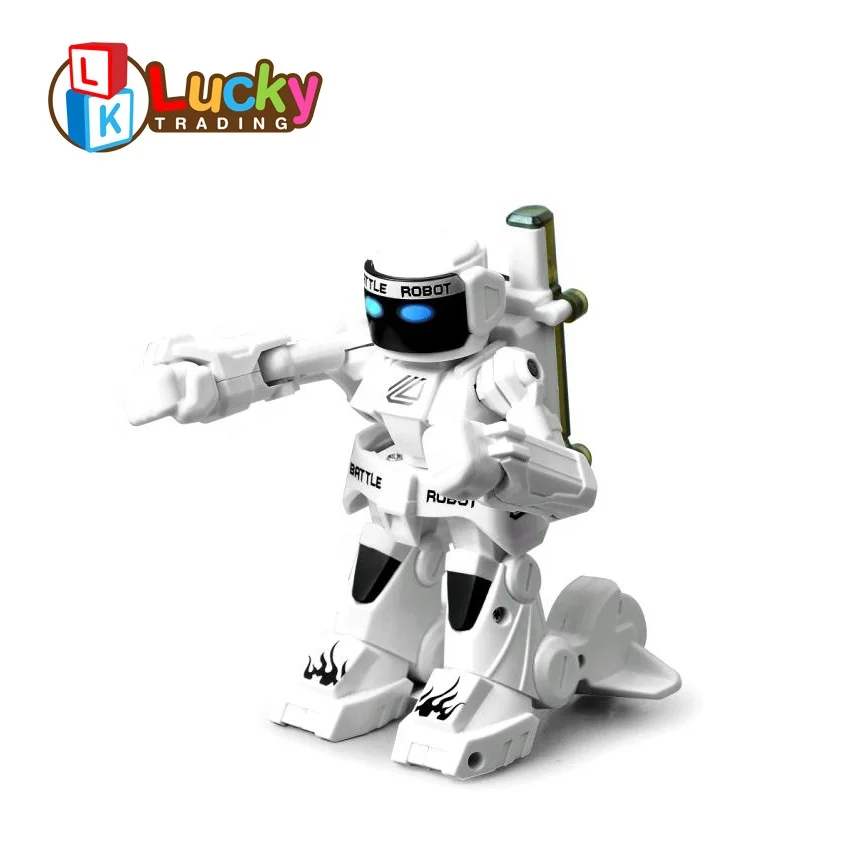 Luckytoys Game Kit Remote Control Mini Fight Toys Battle King RC Fighting Robot with Sensing