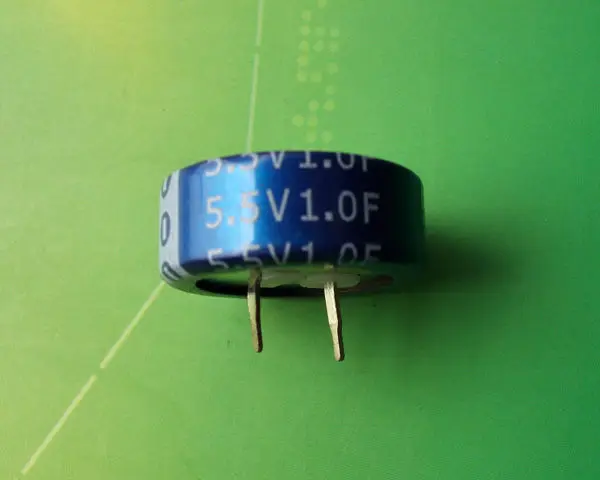 Gold Cap 5.5V 0.302F Supercapacitor – ±3% Tolerance, Made In Japan