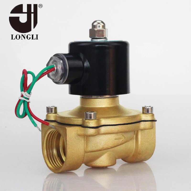 2W-250-25 Normally closed 24volt 220v brass water solenoid valve