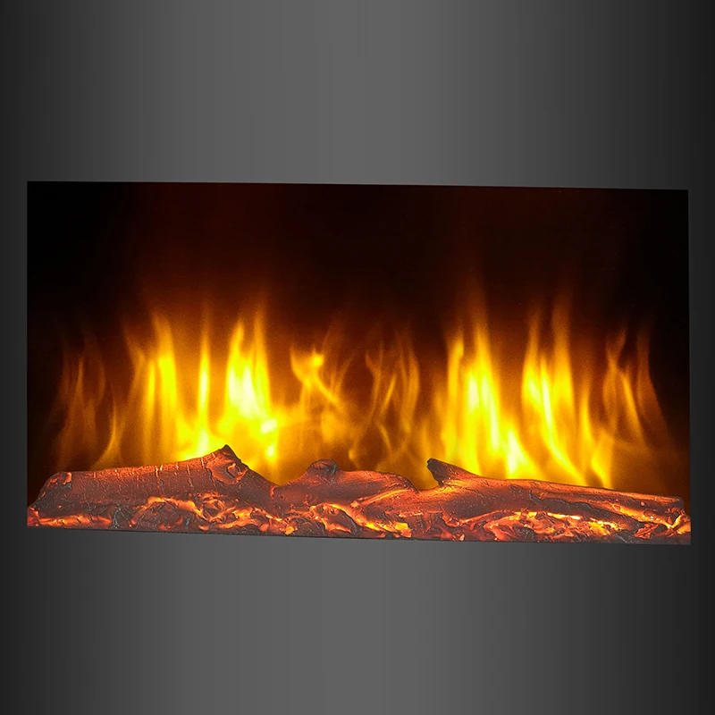 Wholesale Remote Control and Mechanical Control Electric English Style New Design Electric Fireplace With Resin Log Effect