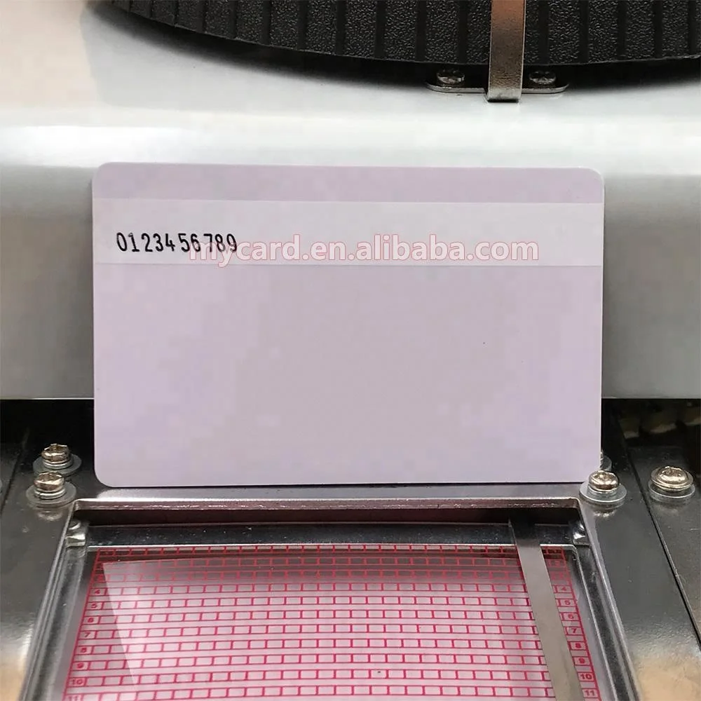 뜨거운 판매 PVC 카드 엠보싱 및 들여 쓰기 인쇄 기계