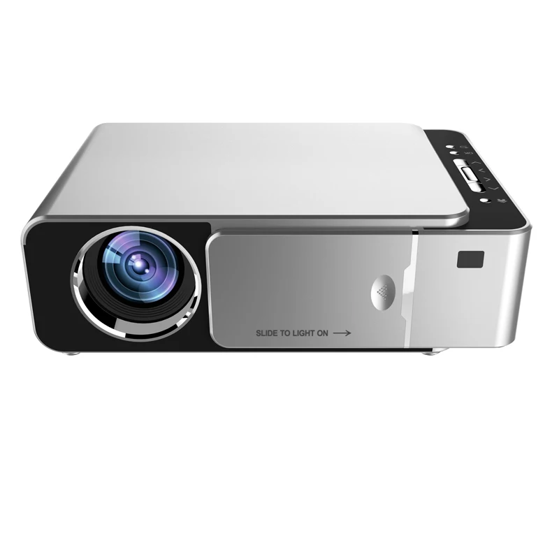 2019 Japanese Pocket T6 Projector with Ultra Short Throw 200inch Projector Screen 3500 Lumens Red Color-Latest Video LED Lamp