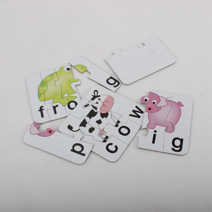 Educational Matching Fun Spelling Word Puzzle Game