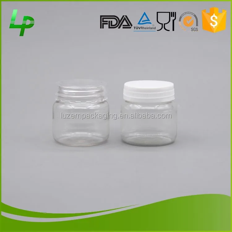 40 мл Eco-Friendly PET Clear Таблетки Бутылки С Винтовой Крышкой