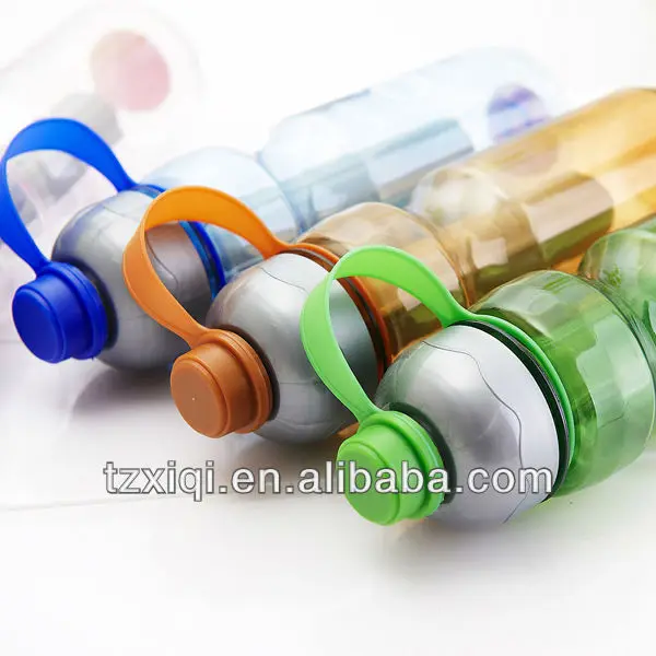 YAQI 500ml Transparent Water Bottle With Ice Stick Portable Bike Sports Unbreakable Plastic Bottle