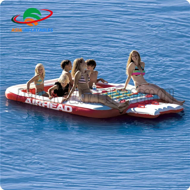 Tropical Tahiti Inflatable Raft Person Floating Island