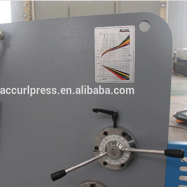 ACCURL cnc hydraulic  QC12Y-10*3200 for aluminum steel stainless steel swing beam shearing machine