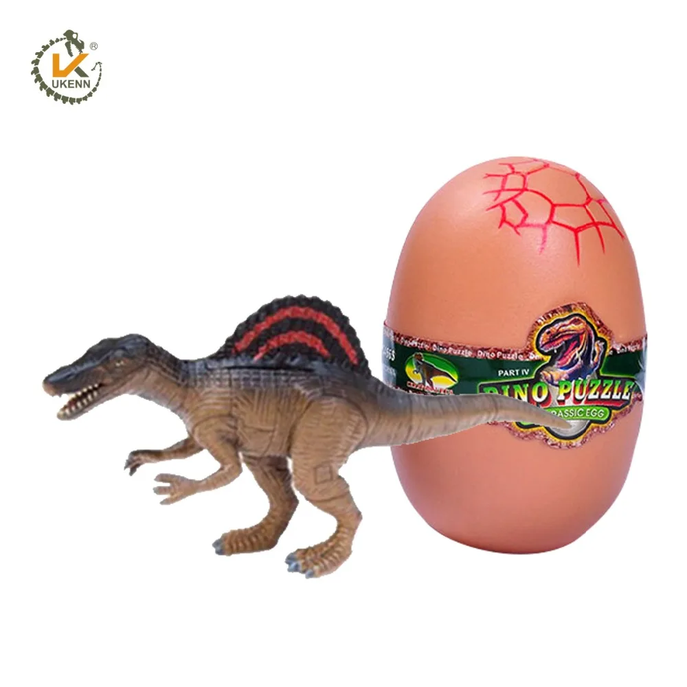 Plastic Dinosaur Puzzle in Jurassic Egg 3D Puzzle Toys Dino Egg