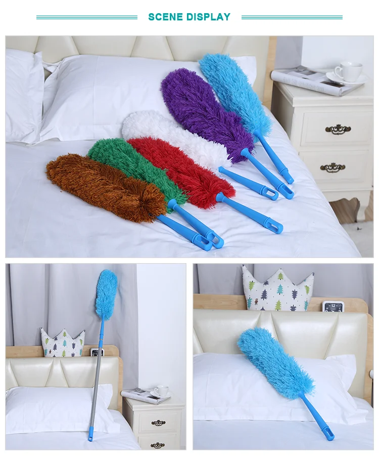 2 in 1 Magic Telescope Microfiber Extendable Dust Remover Wand duster ...