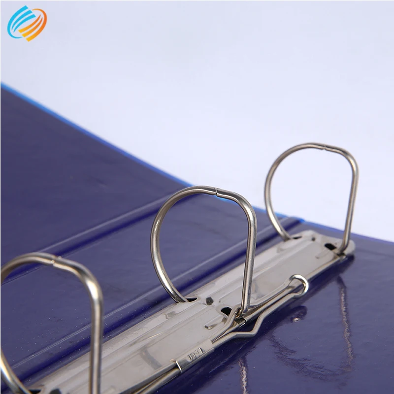 
 Бесплатный дизайн надежный поставщик A4 металлическая синяя папка с 3 кольцами  