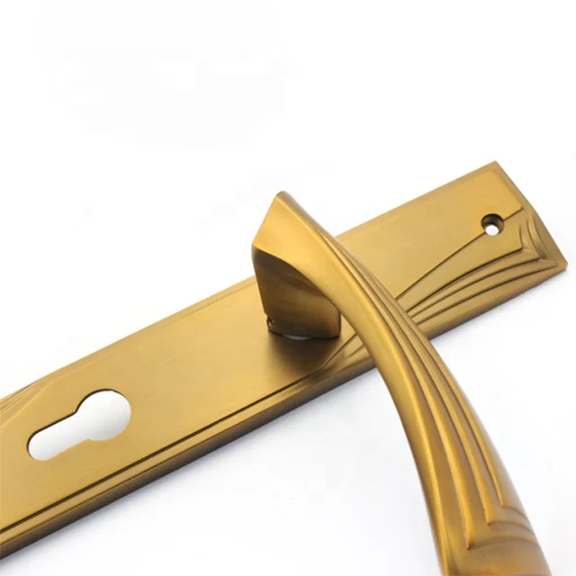 Factory Price Door Handle on Plate CF Morocco Market WenZhou Hardware