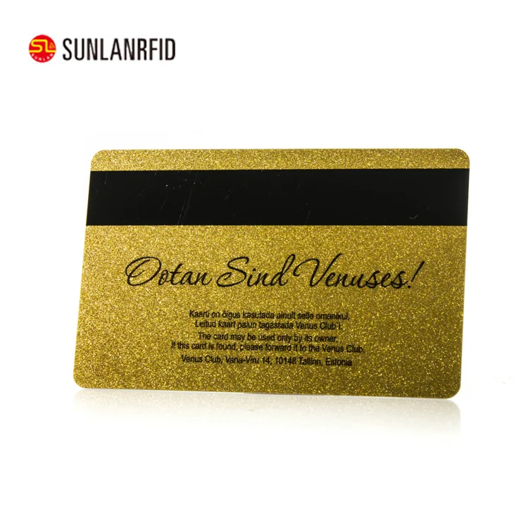 
 Для печати записываемый Hico и Локо магнитные пластиковые магнитной полосой металла карты  
