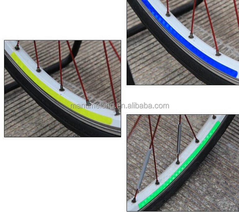 Bicycle Wheels Fluorescent Reflector Mtb Bike - Temu