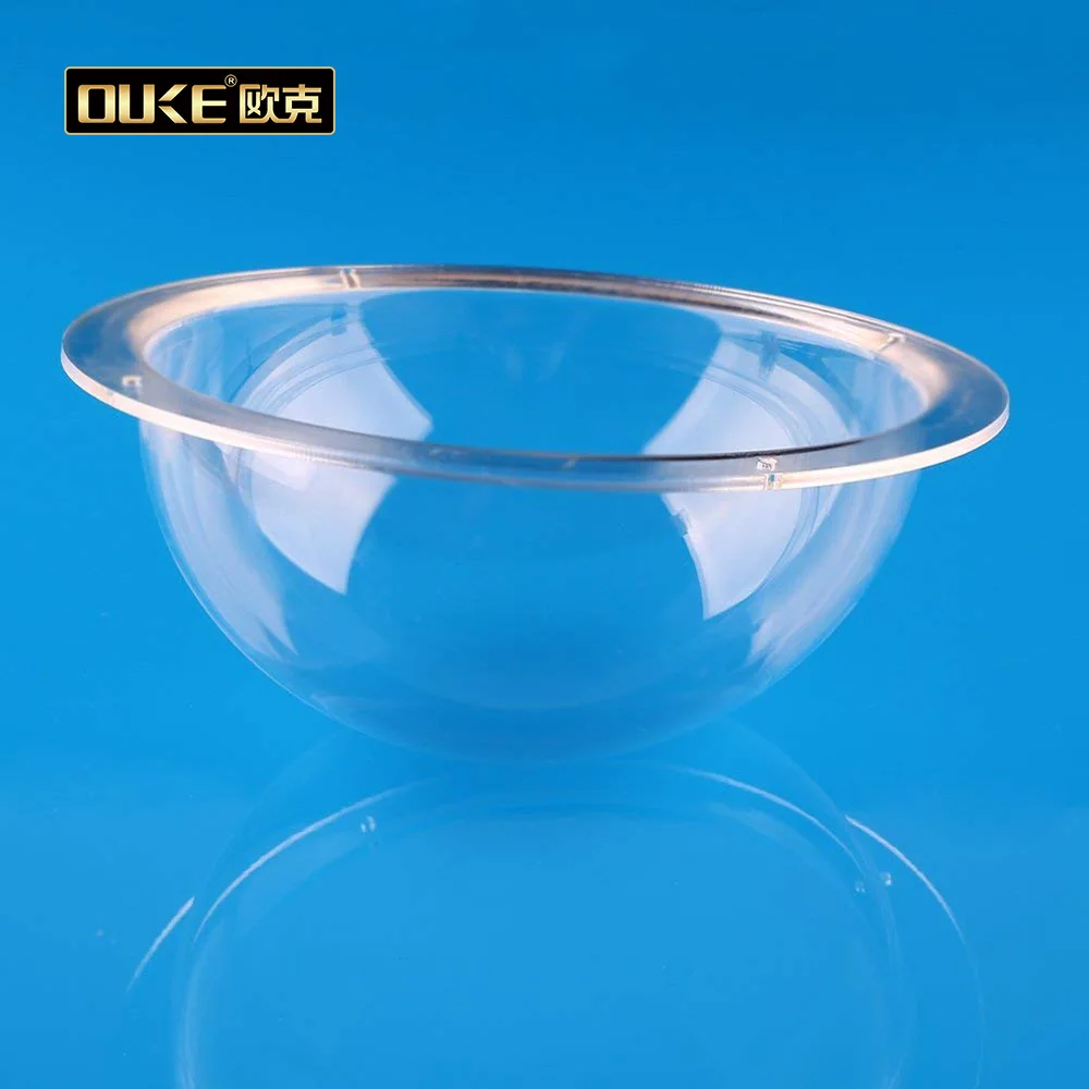 Security Clear Mini Acrylic Dome Camera Cover Customized  Frosted Acrylic Dome House clear Acrylic Half Roof Dome