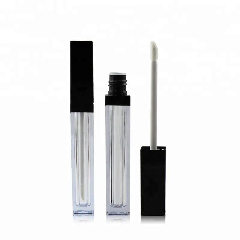 No Brand Lip Gloss Packaging Empty Cosmetics Container Square