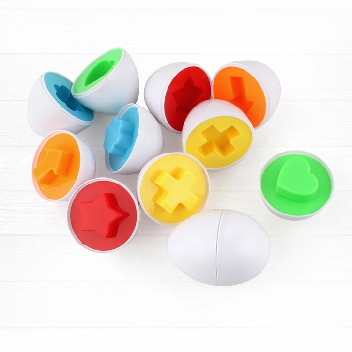 Smart Toys Shape and Color Puzzle Matching Eggs for Toddlers