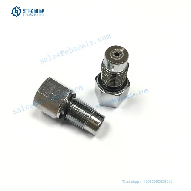 R200 R55 R160-7 R80 R150-7 R150-9 R180 R210LC R305 E181-2013 Excavator Track Adjuster Fitting Grease Valve