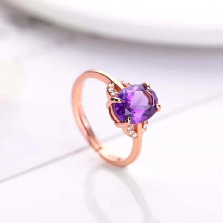 Dicht Perseus Vervullen Crystal 18k Gold Plated 925 Sterling Silver Natural Amethyst Ring For Women  Sterling Silver Thomas Aristotle Thomas Ring - Buy Houston Astros  Championship Ring,Lucky Stone Finger Ring,Big White Stone Ring Designs  Jewelry