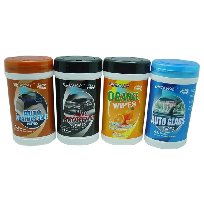 Eco-friendly Auto Car Glass Cleaning Wet Wipes