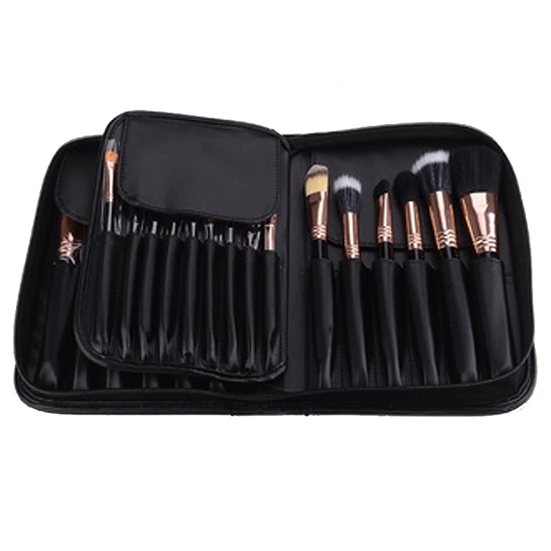 Набор кистей для макияжа, набор профессиональных косметических кистей для макияжа, набор мягких/удобных инструментов для макияжа с сумкой из ПУ, 29 шт.