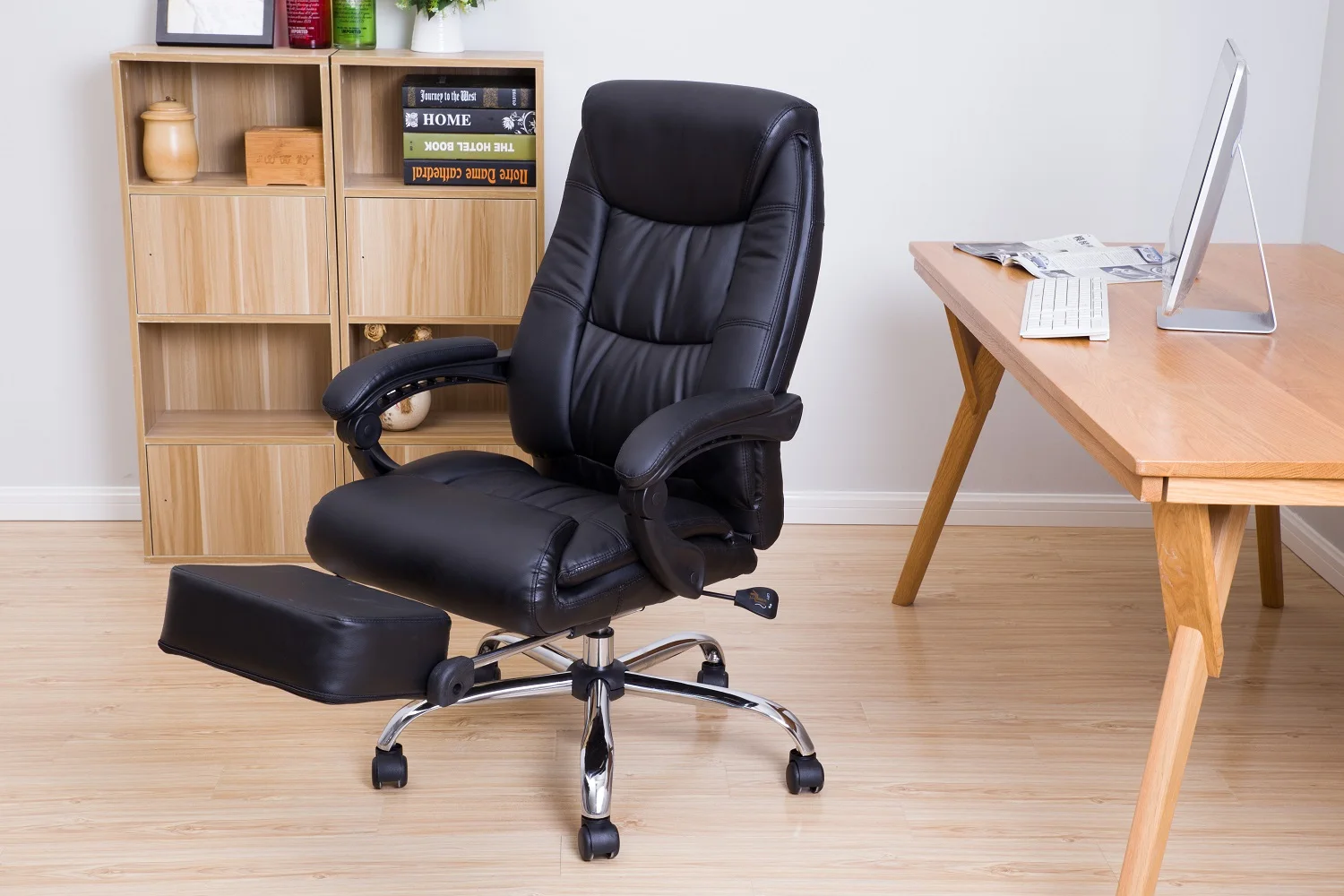 notre dame leather office chair