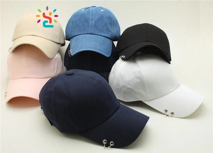 RaOn B160 Punk Silver Ring Baseball Cap - Cotton Trucker Hat, Adjustable, Unisex, K-POP BTS Style - View #13