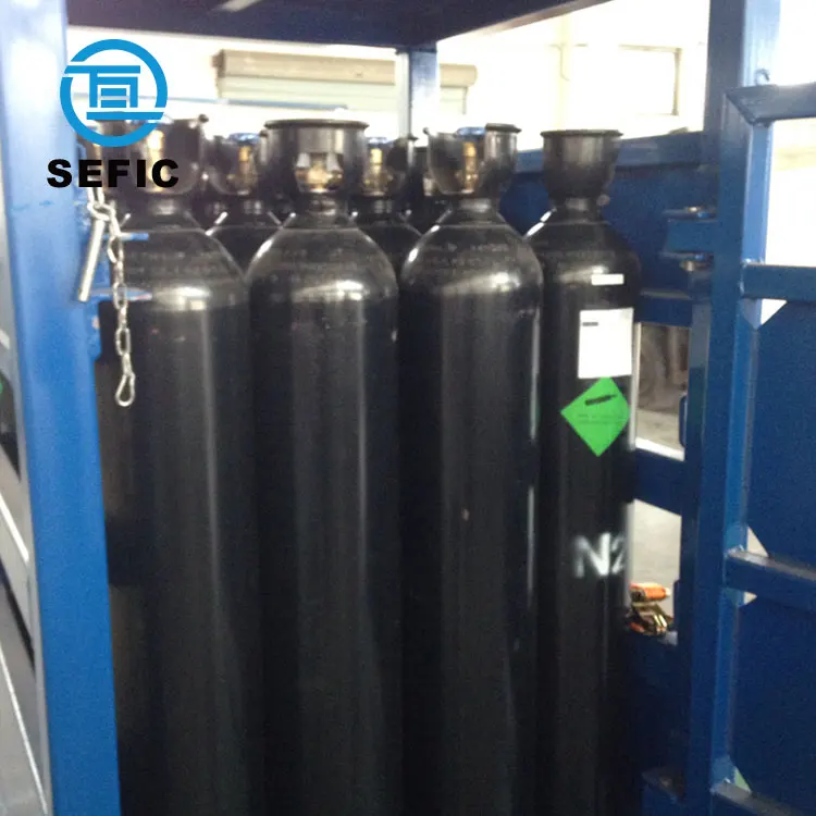 
2018 DOT-3AA Стандартный 50L пустой азот газовый баллон с клапаном 