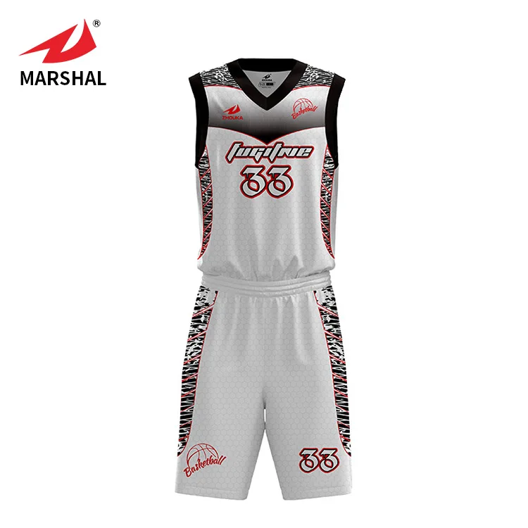 Source ZHOUKA Latest Basketball Jersey Design Customized