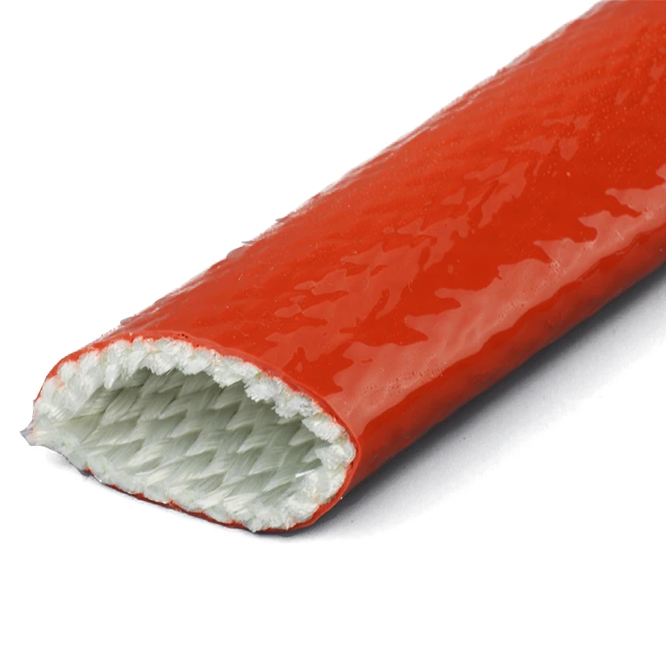 High quality durable using various silicone rubber fibreglass fire sleeve