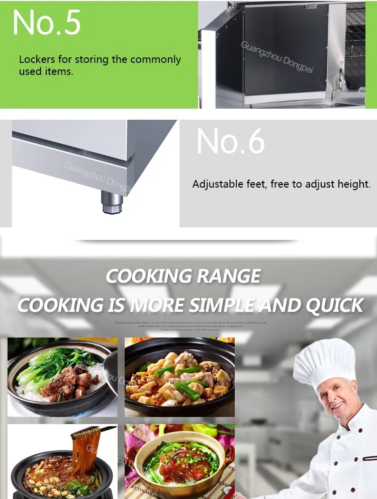 Hot Sale Electric Cooking Range with Oven Restaurant Kitchen Blue Flame Cooking Range with Oven Popular Commercial Cooking Range