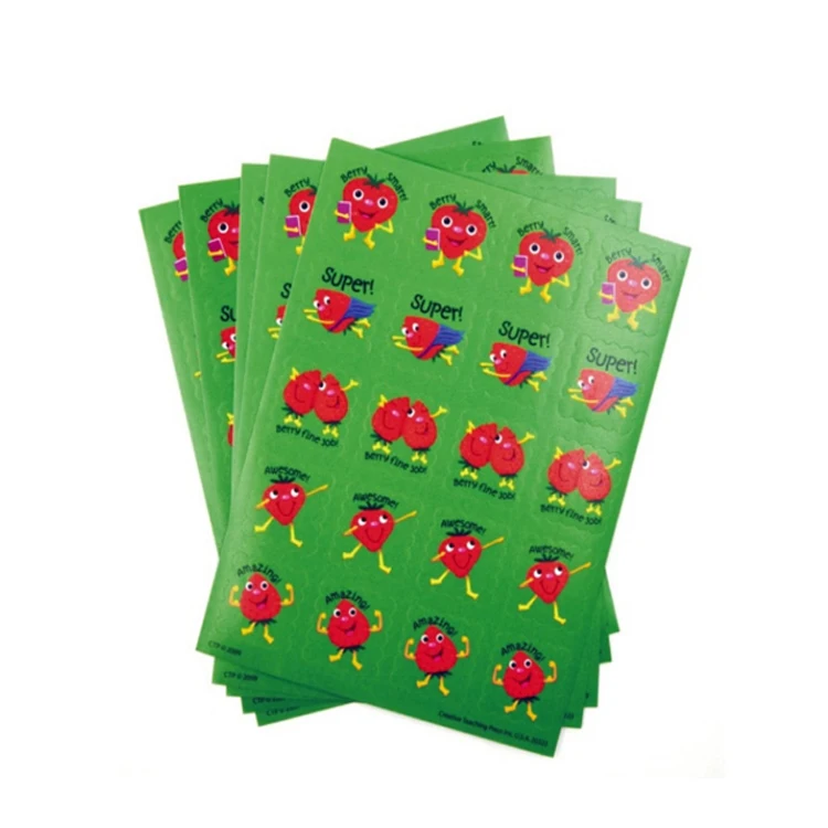 Custom Stinky Scratch and Sniff Stickers Scented Acid Free Reward Sticker for Your Products
