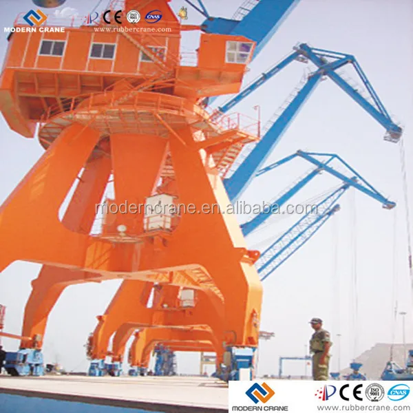 Easy and Simple to Handle Rail Type Harbour Portal Crane