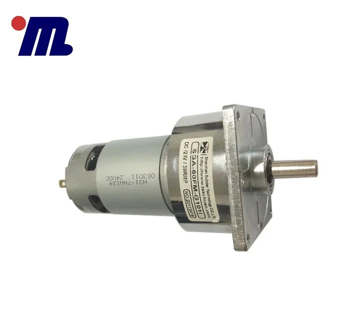 Yüksek Torquqe 12V 30kg.cm DC DİŞLİ Motor RS-775 Gearhead 60mm