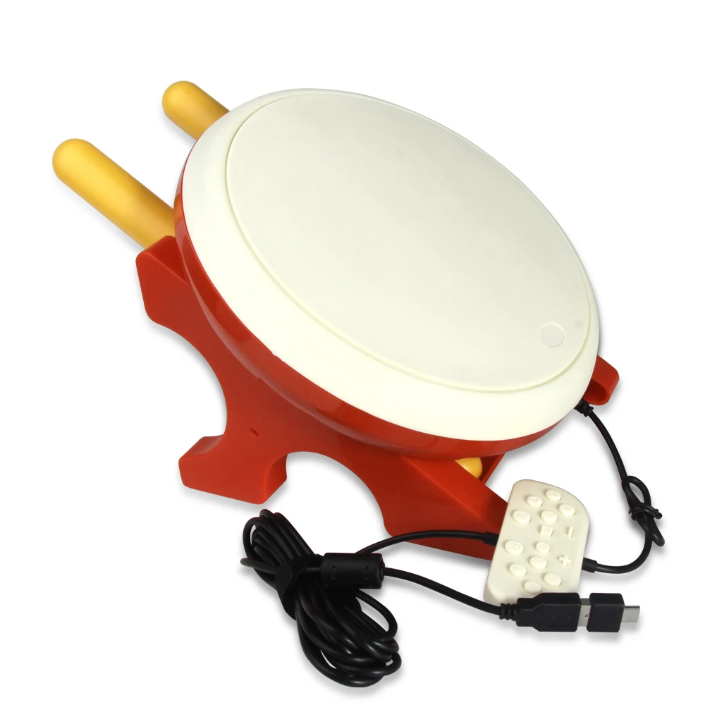 Game Accessories Wired Taiko Drum Controller Stick Set for