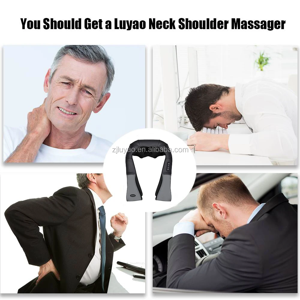 LUYAO 580A Electric Heat Shiatsu Machine Body Massagers Shiatsu Back Neck  And Shoulder Massager Of Neck Kneading With Heat - Buy LUYAO 580A Electric  Heat Shiatsu Machine Body Massagers Shiatsu Back Neck