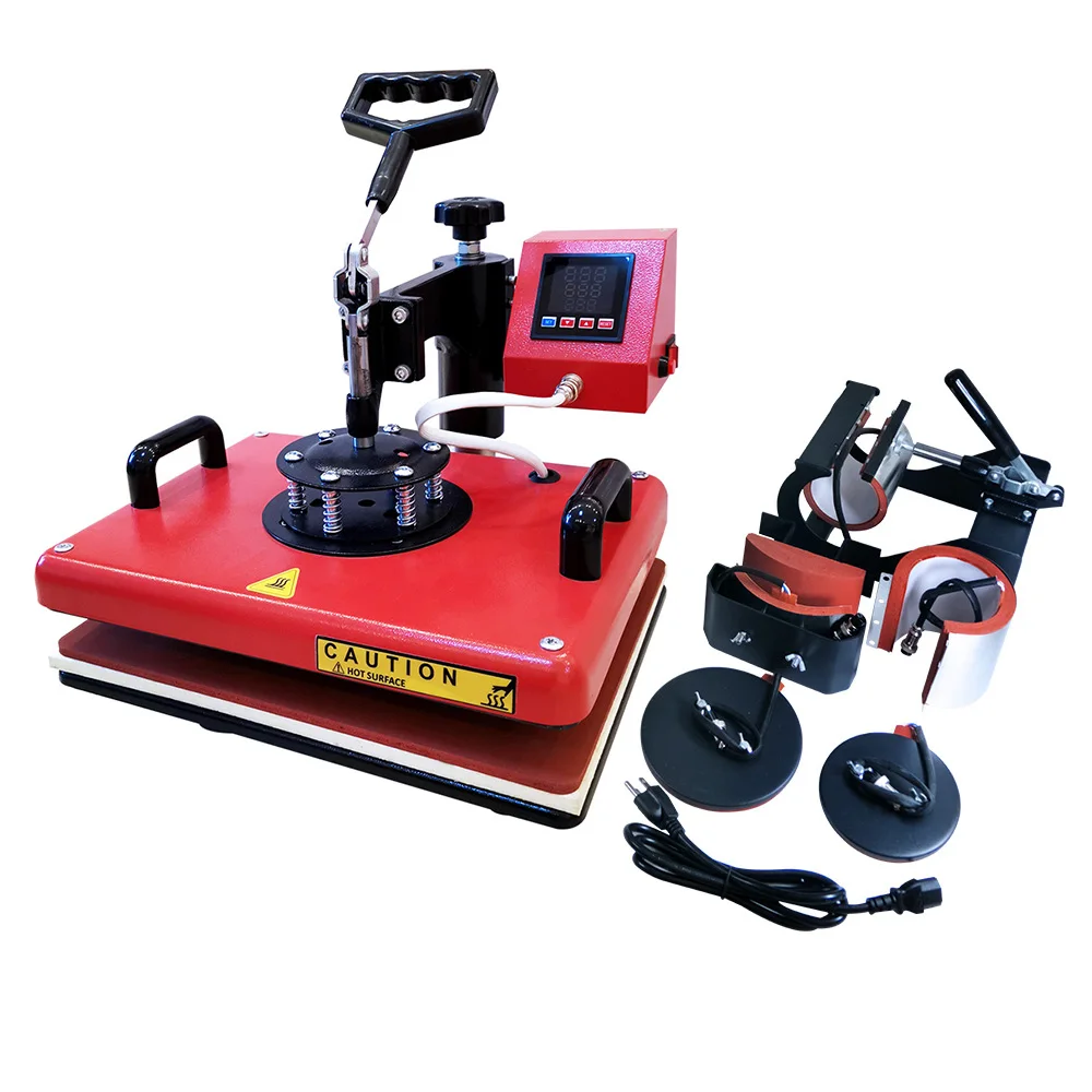 8 in 1 Combo Sublimation Heat Press Multifunction Printer Machine