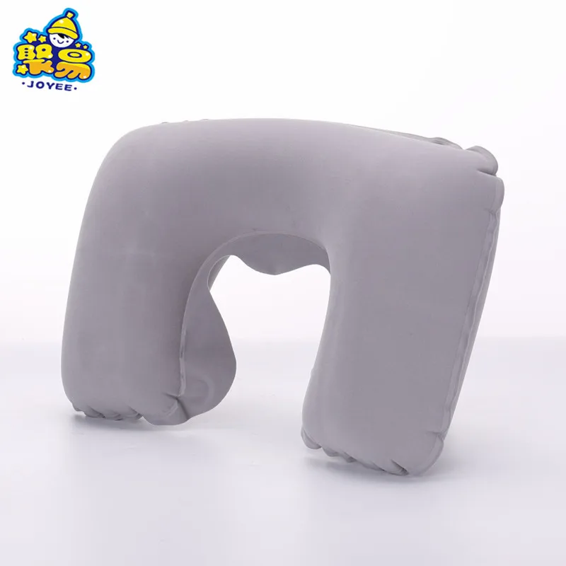 Wholesale And Custom Pvc Flocking Inflatable Neck Pillow Inflatable