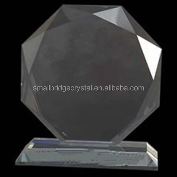 K9 optical crystal octagons trophy