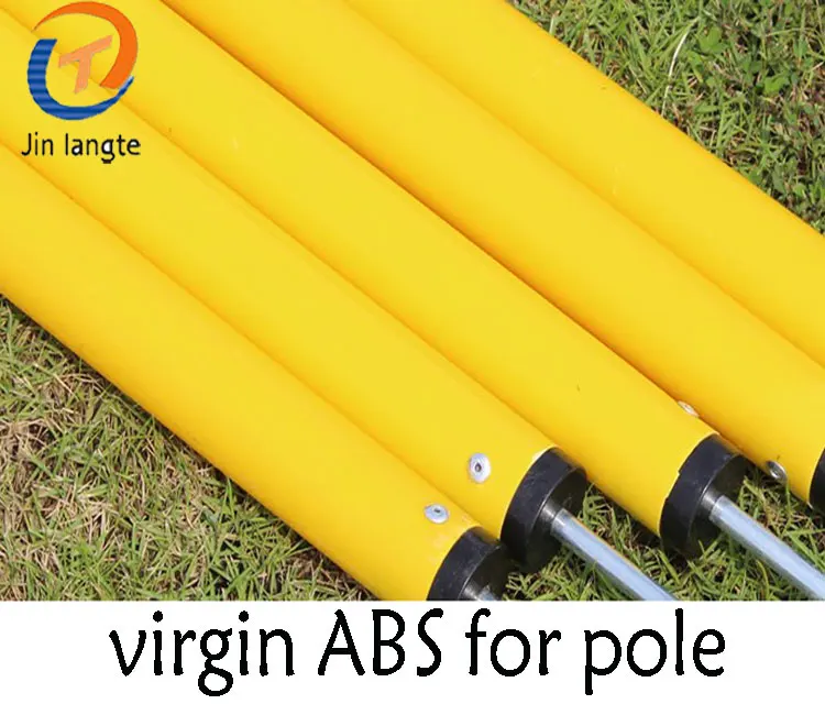 Adjustable Folding Plastic Slalom Pole For Soccer Training