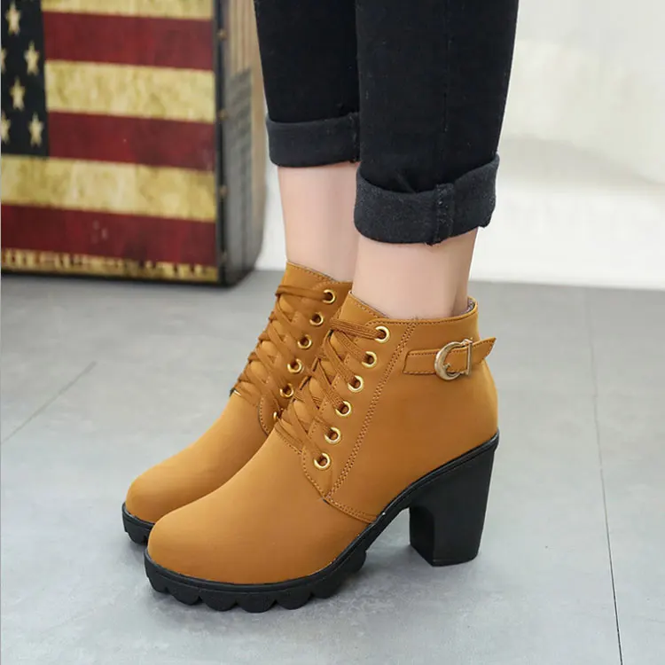 women boots high heel lace up| Alibaba.com