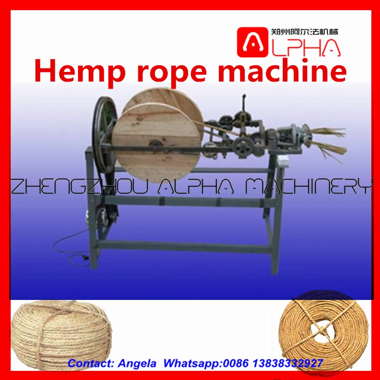 High Quality Hemp Palm Leaf and Grass Rope Making Machine