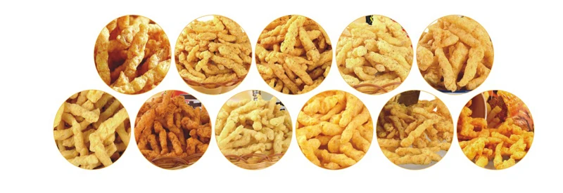 product-1-1 Automatic Kurkure Extruder Machine Snacks Food Plant Corn Curls Cheetos Chips Production Line