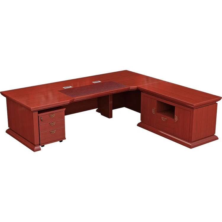 Size Can Be Customized Deluxe Art Master boss Executive Office Wood Desk Furniture